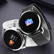 Load image into Gallery viewer, New Q8 LED Bluetooth Smart Watch With Stainless Steel Waterproof Breacelet Wearable Device Smartwatch Style for Men and Women With Fitness Tracker
