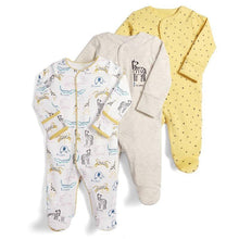 Load image into Gallery viewer, 3pcs Set Baby Romper Newborn Sleep suit Flower Baby Rompers Infant Baby Clothes Long Sleeve Newborn Jumpsuits Pajamas for Kids
