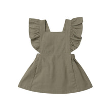 Load image into Gallery viewer, Modern Summer Casual Cute Infant Kids Baby Girl Summer Color Ruffle Princess Party Dress Clothes

