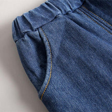 Load image into Gallery viewer, Winter Warm Baby Girls Pants Cotton Denim Digital , Outfit for Infant Clothing Newborn Toddle Boys Trousers
