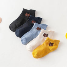 Load image into Gallery viewer, 5 Pairs Kids Socks  Striped Sock for Children Fashion Sports Elastic Socks Spring Autumn Summer Breathable Soft Socks For Kids
