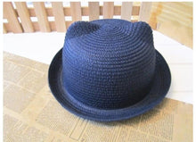 Load image into Gallery viewer, Elegant Summer Baby Hat Cap Children Breathable Straw Hat Kids For Boys and Girls Hats With cat ears
