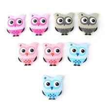 Load image into Gallery viewer, Owl Silicone Teethers Food Grade For Baby Teething  Silicone Beads Teething Toddler Toys For Kids
