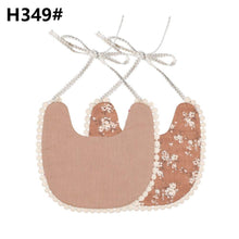 Load image into Gallery viewer, Handmade Luxury Floral Baby Bib Accessories Burp Cloths Newborn Baby Boy Girl Kids Cartoon Bibs 100% Cotton Linen Waterproof Saliva Bib For Kids
