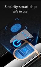 Load image into Gallery viewer, Luxury Modern USB Charging Electronic Lighter Windproof Slim Man Colorful Cigarette Lighter WIth Touch Sensor And Dragon Gravure Excellent for Gift
