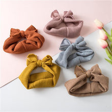 Load image into Gallery viewer, Cute Baby Girl Headbands Knitted Newborn Baby Bows Haiband Turban Head Warm head band
