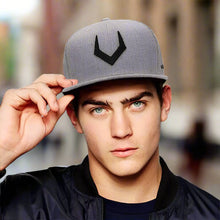 Load image into Gallery viewer, Unisex Grey Wool Snapback
