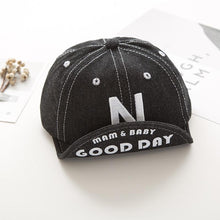 Load image into Gallery viewer, Cotton Baby Adjustable Letter Baseball Caps For Boys &amp; Girl Hats Children Snapback Hip-Hop Sun Hat In Modern Style

