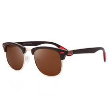 Load image into Gallery viewer, Popular Retro New Polarized Men's Sunglasses UV400 Square Half Metal Frame  Ladies Sunglasses Brand Design Glasses Driving Sunglasses
