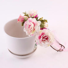 Load image into Gallery viewer, Modern Flower Headband Newborn  Matching Flower Crown for Mother Kids  Hair Band Accessories
