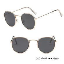 Load image into Gallery viewer, Leon Elegant Unisex Woman and Man Classic Round  Sunglasses Designer Glasses Lady Round Luxury Retro Sunglasses With Vintage Mirror Oculos De Sol Gafas
