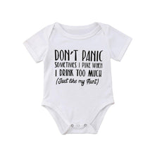 Load image into Gallery viewer, Newborn Infant Baby Boys Girls Funny Letter Cotton Romper Jumpsuit Clothes Outfits For Boys And Girls In Classic Modern Printed  Design
