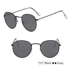 Load image into Gallery viewer, Leon Elegant Unisex Woman and Man Classic Round  Sunglasses Designer Glasses Lady Round Luxury Retro Sunglasses With Vintage Mirror Oculos De Sol Gafas
