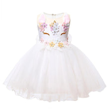 Load image into Gallery viewer, Unicorn Dress Costume Infant Party Dress For Baby Girls In elegant Style
