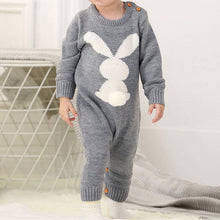 Load image into Gallery viewer, Handmade Modern Luxury Christmas Baby Rompers Newborn Rabbit Baby Jumpsuit Overall Long Sleeve  Baby Boys Clothes
