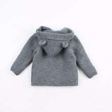 Load image into Gallery viewer, Winter Hooded Knitted Long Sleeve  Sweaters For Newborn Babies
