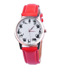 Load image into Gallery viewer, Women Cat Watch Classic Quartz Watch Casual Watch in 8 Colors For Women Ladies and Girls
