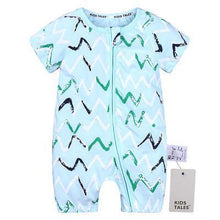 Load image into Gallery viewer, Modern Printed Newborn Baby Short Sleeved Cotton Jumpsuit Infant Cartoon Animal Costumes Clothing For Girls and Boys Kids
