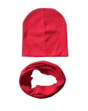 Load image into Gallery viewer, Baby Boys &amp; Girls  Cap Cotton Scarf Beanie Infant Knitted For Toddlers Children Set For Baby Kids
