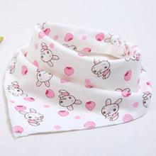 Load image into Gallery viewer, Cute Breathable Bibs Baby Feeding Cartoon Printing Super Absorbent Triangle Scarf Bib Cotton For Newborn Infant Girls And Boys

