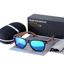 Load image into Gallery viewer, High Quality Bamboo Handmade Walnut Sunglasses For Men and Women with  Anti-Reflect Mirror Sunglasses With  UV400 Protection
