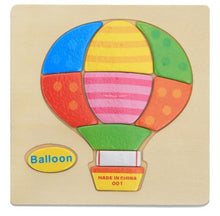 Load image into Gallery viewer, 3D Wooden Children Interesting Puzzle Toys With Animals and Cars Exellent Puzzles Intelligence Kids Early Educational Toys For Children
