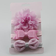 Load image into Gallery viewer, Luxury Modern Baby Headband Crown Flower Bows Hairband Baby Girl Headbands Newborn Hair Accessories Elastic Baby Hair Band
