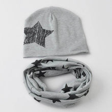 Load image into Gallery viewer, Modern Baby Boys &amp; Girls Hat Scarf Set Beanie Boys Caps with Scarf for Kids In elegant Modern Design
