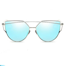 Load image into Gallery viewer, Luxury Vintage Modern Cat Eye Metal High Quality Frame  With Miror Sunglasses For  Women and Lady sunglasses With UV400 Protection
