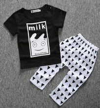 Load image into Gallery viewer, Modern Printed Baby Boy Clothes Sets T-shirt+ Pants Cartoon Printed Clothing Set For Boys In Elegant Design
