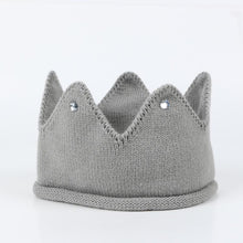 Load image into Gallery viewer, Crown Baby Hat Photography Props Knit Newborn Baby Girl Boy Hat Turban Infant Toddler Beanie Cap For Kids
