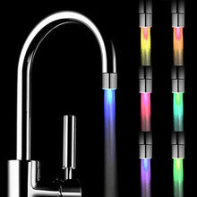 Load image into Gallery viewer, STEVVEX Home LED Water Faucet Creative LED Light Shower Head Water Romantic 7 Color Change   Home Bathroom Glow Lamps

