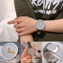 Load image into Gallery viewer, Modern Women Watch Gray Contrast Quartz Watch For Watch  Lovers Unisex Casual Modern Style
