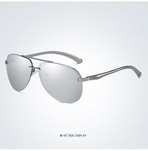 Load image into Gallery viewer, Luxury  Aluminium Magnesium Men's Sports Driving Polarized Sunglasses With Stanless Steel Frame Ultra Light Men Glasses In Aviation Pilot Style With UV400 Protection

