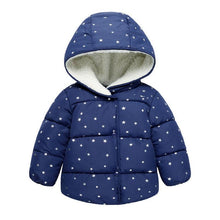 Load image into Gallery viewer, Modern Designer New Winter Baby Outerwear Hooded Printed Cotton Padded Jacket and Coats For Babies and Girls Kids
