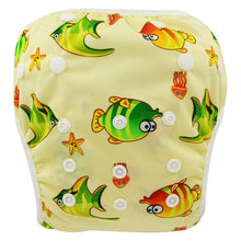 Load image into Gallery viewer, Baby Swimming  Waterproof Adjustable Reusable Washable Cloth Pool Pant Diaper Cover
