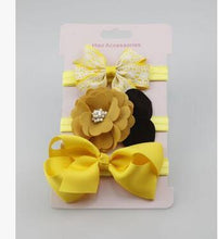 Load image into Gallery viewer, Handmade Vintage Retro Baby Elastic flower Headband Bowknot Hairband Toddler Infants For Baby
