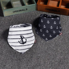 Load image into Gallery viewer, Cotton Baby Bibs Double Layers Saliva Scarf Fashion Cartoon Print Baby Triangle Towel For Newborn Boy Girl
