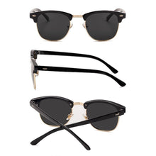 Load image into Gallery viewer, New Fashion Semi Rimless Retro Classic Luxury Polarized Sunglasses Men And Women Brand Designer Half Frame Sun Glasses Classic Oculos De Sol With UV400 Protection

