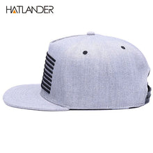 Load image into Gallery viewer, Raised Flag Embroidery Snapback Cap
