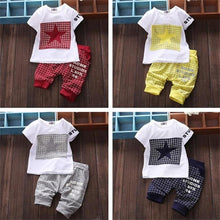 Load image into Gallery viewer, Baby Boy Clothes Winter Kids Clothes Sets T-shirt Pants Suit Star Printed Clothes Newborn  For Boys
