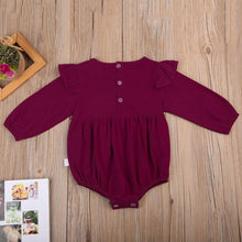 Load image into Gallery viewer, Toddler Infant Newborn Baby Girls Kids Long Butterfly Sleeve Romper Outfits Playsuit Jumpsuit
