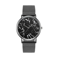 Load image into Gallery viewer, Fashion Rose Gold Mesh Band Creative Marble Female Wrist Watch Luxury Women Quartz Watches Gifts  For Women and Girls
