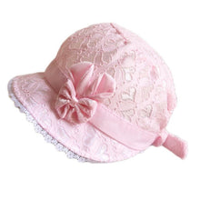 Load image into Gallery viewer, Baby Girl Summer Outdoor Beach Floral  Lovely Lace Princess  Bucket Sun Hat For Girls
