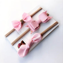 Load image into Gallery viewer, Luxury Modern Baby Headband Crown Flower Bows Hairband Baby Girl Headbands Newborn Hair Accessories Elastic Baby Hair Band
