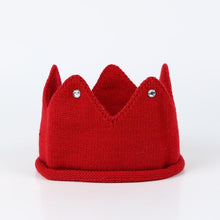 Load image into Gallery viewer, Crown Baby Hat Photography Props Knit Newborn Baby Girl Boy Hat Turban Infant Toddler Beanie Cap For Kids
