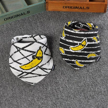 Load image into Gallery viewer, Cotton Baby Bibs Double Layers Saliva Scarf Fashion Cartoon Print Baby Triangle Towel For Newborn Boy Girl
