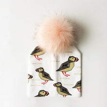 Load image into Gallery viewer, Luxury Modern Unique Toddler Boys and Girls Cartoon Printing Cotton Pompom Cap For Baby Beanie Hat With Pompon For Kids
