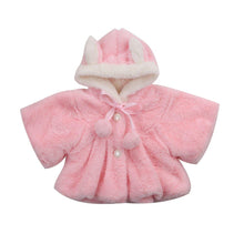 Load image into Gallery viewer, Newborn Baby Girls Fur Winter Warm Coat Cloak Jacket For Girls In With Cozy and Warm Material
