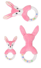 Load image into Gallery viewer, Modern Luxury Baby Rattle Toys Rabbit Plush Baby Cartoon Bed Toys for Newborn Educational Toy Rabbit Bear Hand Bells For Kids and Baby
